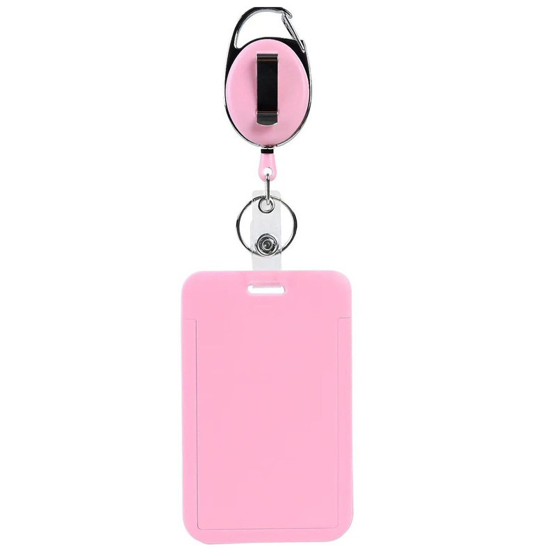 Rosa (hebilla telescópica + funda para tarjeta) (enviado a granel)