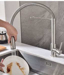 360 Degree Swivel New Design <b>Single</b> Handle Kitchen Faucet - Product Image 6