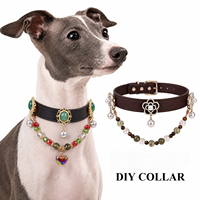 Aksesori DIY untuk Kalung Anjing Peliharaan, Kalung Gantung Snap, Aksesori Premium untuk Kalung Kucing, Aksesori Kalung Kucing