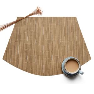 Manteles Individuales Resistentes al Calor, Antimanchas, Antideslizantes, Lavables, de PVC, para Mesa de Cocina, Manteles Individuales de Vinilo Tejido - Product Image 2