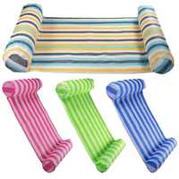 YHSBUY Lot de 2 chaises flottantes gonflables 4-en-1 en nylon/PVC, type selle, pour piscine, multi-usages, intérieur/extérieur