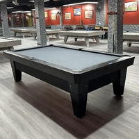 Hot Selling Nine Ball Billardtisch mit Massivholz Schiefer bett für Indoor-Spiele