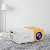 JUNUO YG300 Mini LED Portabel Android 11 1080P Speaker Internal 20 Lumens Proyektor Pintar untuk Anak-Anak, Hiburan Rumah, dan Home Theater