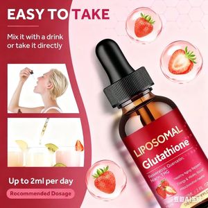 Hot Skin Whitening L-<strong>glutathione</strong> Liposomal Drop 2000mg with Vitamin C Oral <strong>Glutathione</strong> <strong>Liquid</strong> Antioxidant <strong>Supplement</strong> Detox - Product Image 2
