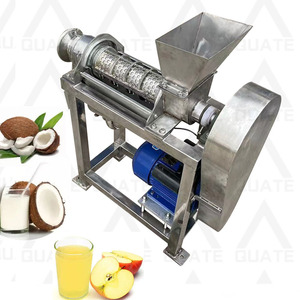 Coconut Milk Extracting Machine Cherry Juicer <b>Extractor</b> Spiral Fruit <b>Juice</b> Squeezing Machine - Product Image 1