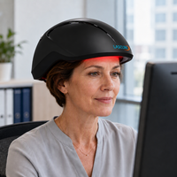 Gorro Láser para el Crecimiento del Cabello, 552 Láseres de 655nm + Casco LED con Terapia de Luz Roja, Recargable, con Certificación CE