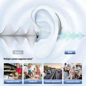 Hochwertiger Tinnitus Masking 16-Kanal-Verstärker für digitale wiederauf ladbare Hörgeräte für Erwachsene Senioren Moderater Hörverlust - Product Image 5