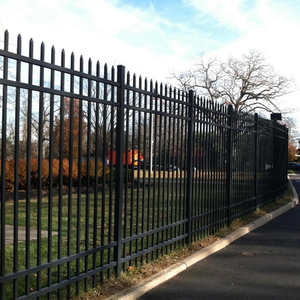 Panneau de clôture en acier de haute qualité 6*8 pieds - tube métallique galvanisé, clôture de sécurité antirouille, panneau de style fer forgé. - Product Image 4