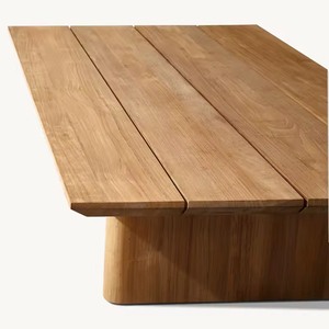 Juego de Mesa y Sillas de Jardín <span class=keywords><strong>para</strong></span> Comer al Aire Libre TG, Muebles de <span class=keywords><strong>Patio</strong></span> Resistentes a la Intemperie, <span class=keywords><strong>Madera</strong></span> de Teca Moderna - Product Image 4