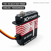 XQ POWER S2210D 11kg-cm Servomoteur numérique sans noyau à couple élevé, micro-mini, programmable, pour hélicoptère RC et avion à voilure fixe 8.4V