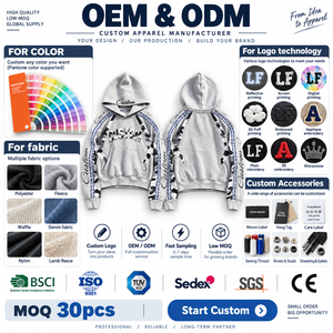 Felpa con Cappuccio Oversize Unisex con Motivo Mimetico Patchwork, Stampa Ricamata Personalizzata, Stile Vintage Streetwear, Produzione all'Ingrosso - Product Image 4