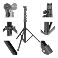 Lampe annulaire LED Kingjoy USB pour studio photo et vidéo, trépied inclus, bicolore réglable 3200-6500K, CRI>85