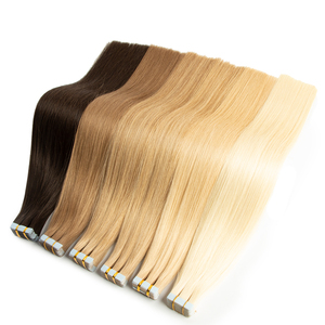 Extensions à bandes adhésives double tirage en cheveux vierges bruts chinois, très demandées aux États-Unis, extensions à bandes adhésives double tirage russes - Product Image 1