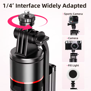 Dodoup TT02 360 độ xoay ổn định Tripod không dây <span class=keywords><strong>Bluetooth</strong></span> 1.75m Selfie Stick Auto Pop mở tripod điện thoại đứng <span class=keywords><strong>Monopod</strong></span> - Product Image 6