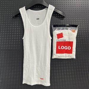 Confezione da 3 moda Brand <span class=keywords><strong>uomo</strong></span> cotone Pullover in stile canotta per allenamento Fitness sportivo a coste in grande quantità disponibile - Product Image 5