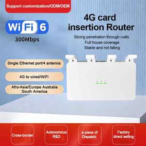 เราเตอร์ซิมการ์ด4G แบบไร้สายในบ้านพร้อม WiFi 6 Firewall 4G LTE อินเทอร์<span class=keywords><strong>เน็ต</strong></span>เราเตอร์2.4G Wi-Fi 1พอร์ต LAN - Product Image 5