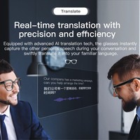 Lunettes Intelligentes 800W : Photo et Vidéo, Interprétation Simultanée, Appel, IA