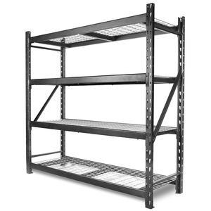 Estanterías Metálicas Ajustables para Almacenamiento en Garajes y Almacenes, con Pernos, Apilables, para Paletas, de Acero, para Uso Industrial - Product Image 1