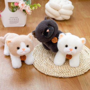 Nuova simulazione di peluche animali pezza Peluches Kawaii giocattolo di peluche comodo simpatico gatto peluche - Product Image 6
