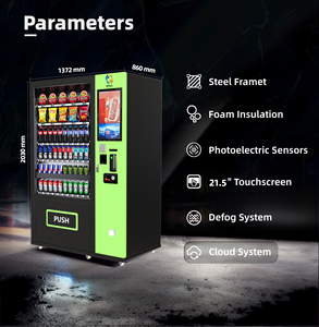 Máquina Expendedora de bebidas y aperitivos con pantalla táctil Smart 21,5 de mejor valor con opciones de pago sin efectivo y alta durabilidad - Product Image 3