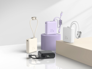 แบตสำรองพกพาขนาดเล็ก OEM 22.5W ชาร์จเร็ว พร้อมสายชาร์จคู่ในตัว - Product Image 2