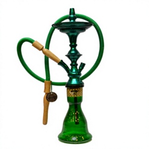 Auténtica cachimba verde Khalil Mamoon egipcia hecha a mano (59 cm) - Product Image 1