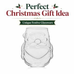 Tasse en verre borosilicate en forme de Père Noël, résistante à la chaleur, pour cadeau de Noël, café, décoration de la maison - Product Image 1