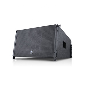 Buen sonido 10 pulgadas barítono 350W RMS fuente de alimentación line array rendimiento móvil altavoz de escenario pasivo para estadio interior