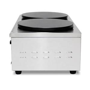 Máquina de crepé de Gas glp giratoria automática de acero inoxidable, dos cabezales, 40Cm + 40Cm, alta calidad - Product Image 4