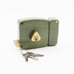 Serrure à mortaise en métal de style antique à deux poignées, cylindre de porte, verrou de nuit, verrou de porte avec <span class=keywords><strong>prix</strong></span> bas, ouverture extérieure - Product Image 5