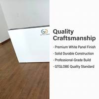 Unit Fan Coil Vertikal Ultra-Tipis GTGLOBE Terpasang di Permukaan, Baja Galvanis, Rendah Kebisingan, Hemat Energi untuk Eropa Timur Tengah CE