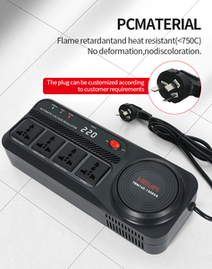 Relais de puissance AC 500VA 220V 110V, régulateurs de tension automatiques, stabilisateurs AVR avec 4 prises de sortie - Product Image 2