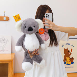 Jouets en peluche grenouille koala paresseux <span class=keywords><strong>lion</strong></span>, peluche éléphant, poupée en peluche, dessin animé, anime, peluches, jouets, poupées, coussin, porte-clés pour enfants, cadeau - Product Image 4