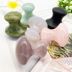 Ngọc Thạch Anh Gua Sha Hồng Thạch Anh Nấm Massage Pha Lê Đá Nóng Mát Xa Nấm - Product Image 6