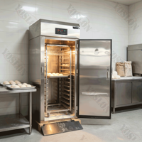 YOSLON Chambre de Fermentation Professionnelle sur Chariot pour Boulangerie, Chariot Simple pour Pains et Produits de Boulangerie