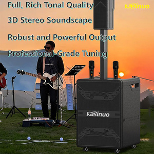 Nuevo Altavoz Portátil Kasinuo HD70 2026 de 100W con Tecnología Line Array, BT5.3, 9000mAh, Woofer de 15 Pulgadas, Micrófono UHF, TWS, para Fiestas al Aire Libre - Product Image 2