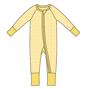 Baju Tidur Bayi Model Romper Bahan Serat Bambu Organik Custom Grosir, Pakaian Anak, Setelan Piyama Bayi - Product Image 2