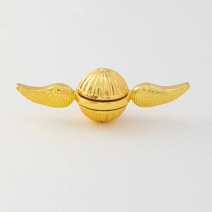 Bán buôn Chất lượng cao mới đến hợp kim nhôm vàng Snitch <span class=keywords><strong>Fidget</strong></span> <span class=keywords><strong>Spinner</strong></span> đôi cánh thiên thần ngón tay con quay hồi chuyển EDC CUPID trai - Product Image 4