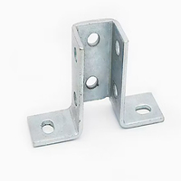 Support d'angle simple en acier galvanisé sur mesure pour la construction de meubles et étagères industrielles