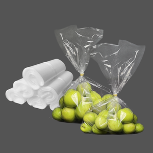Sac en plastique PE plat ouvert, grande taille, <span class=keywords><strong>transparent</strong></span>, fond plat, ouverture supérieure, pochette, housse anti-poussière, sac d'emballage PE pour matelas, <span class=keywords><strong>cadeau</strong></span> - Product Image 2