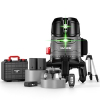 Niveau laser 3D à faisceau vert 360 outil niveau laser rotatif à 5 lignes