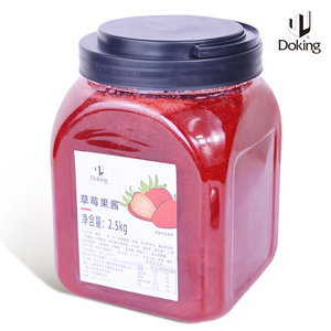 Doking Factory <span class=keywords><strong>Confiture</strong></span> saine et délicieuse <span class=keywords><strong>de</strong></span> 2.5kg pour magasin <span class=keywords><strong>de</strong></span> thé au <span class=keywords><strong>lait</strong></span> <span class=keywords><strong>Boulangerie</strong></span> Bubble Tea Matière première <span class=keywords><strong>Confiture</strong></span> <span class=keywords><strong>de</strong></span> fraises - Product Image 4
