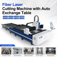 Machine de découpe laser fibre 6000W à double plateforme de pointe 2026 pour la découpe de plaques en alliage d'aluminium