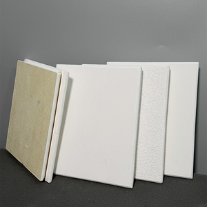 Panneaux acoustiques en fibre <span class=keywords><strong>de</strong></span> <span class=keywords><strong>verre</strong></span> pour l'insonorisation des plafonds et des murs, ignifuges, blancs, absorbants, personnalisables - Product Image 4