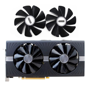 Aigo — ventilateur de refroidissement pour cartes vidéo et jeux RX580, pour RX 470 480 580 <span class=keywords><strong>570</strong></span> <span class=keywords><strong>NITRO</strong></span> édition RX480, refroidisseur - Product Image 1