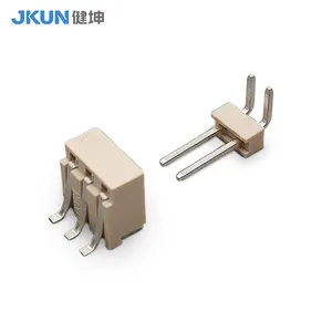 Jkun L015 Pin Connector 5.00Mm Pitch Beige 2-Pin Led Lamp Connector Strip Connector Connector