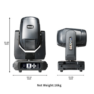 SHEHDS 350W 17R Beam Moving Head Light DMX512 8 prismas Sharpy Moving Head para discoteca, concierto, festival, fiesta - Product Image 2