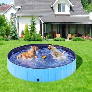 Multi-Functional Foldable Eco-Friendly Dog Swimming Pool PVC Round Pet Bath Tub Outdoor Use Cooling Summer <b>Fun</b> Pet Pool - Product Image 6