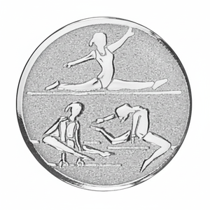Ciondolo a Forma di Disco da Ginnastica per Donna, Diametro 25mm, Charm alla Moda - Product Image 2
