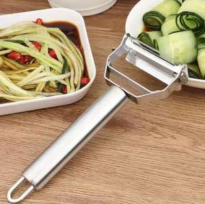 Éplucheur <span class=keywords><strong>et</strong></span> trancheur <span class=keywords><strong>de</strong></span> pommes <span class=keywords><strong>de</strong></span> terre multifonctionnel en acier inoxydable durable, essentiel pour la cuisine, pour légumes <span class=keywords><strong>et</strong></span> fruits - Product Image 6
